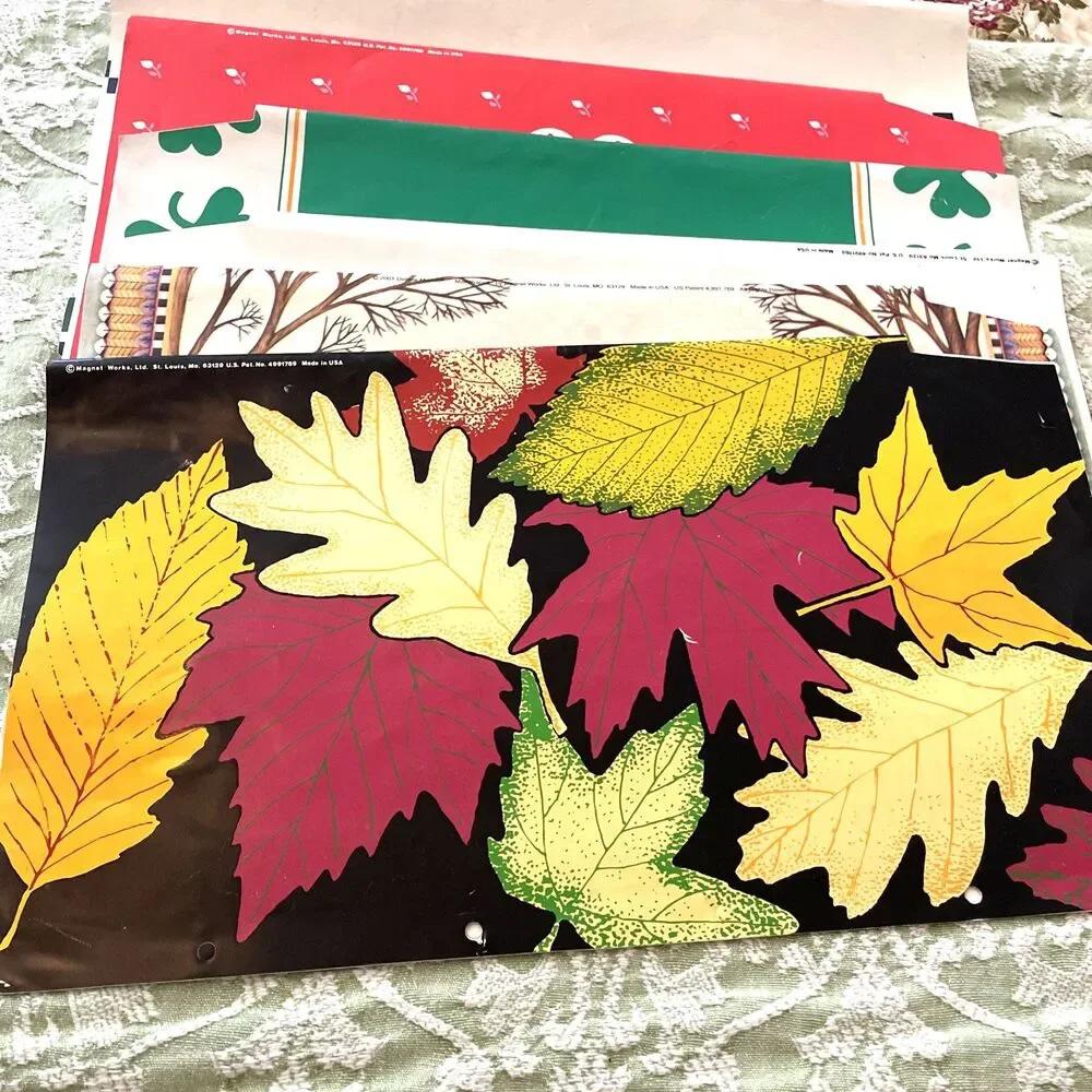 Vintage Mailbox Covers Fall Halloween Valentines St Patrick’s 8 Pcs Made in USA
